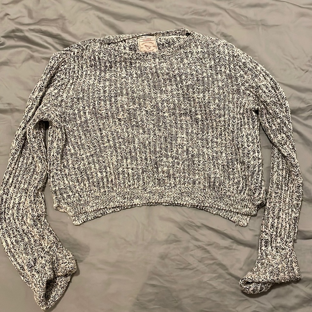 Pull & Bear super soft sweater in marbled gray